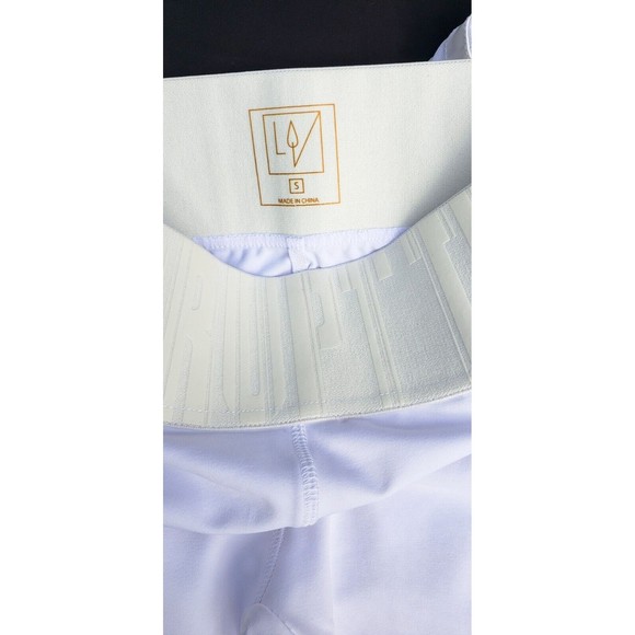 Lime & Vine White Polyester and Mesh 26" Inseam Athletic Pant Legging Sz S NEW - Picture 5 of 6